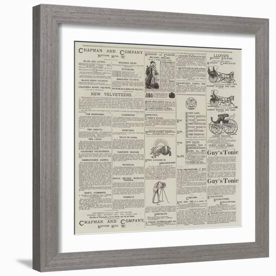 Advertisements-null-Framed Giclee Print