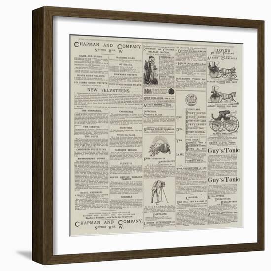 Advertisements-null-Framed Giclee Print