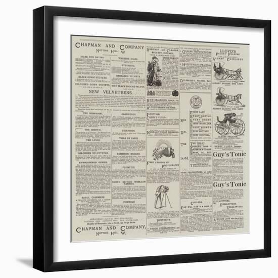 Advertisements-null-Framed Giclee Print