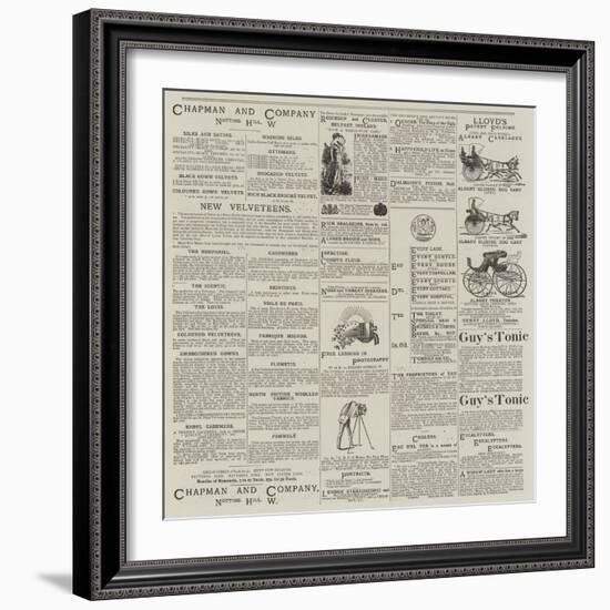 Advertisements-null-Framed Giclee Print