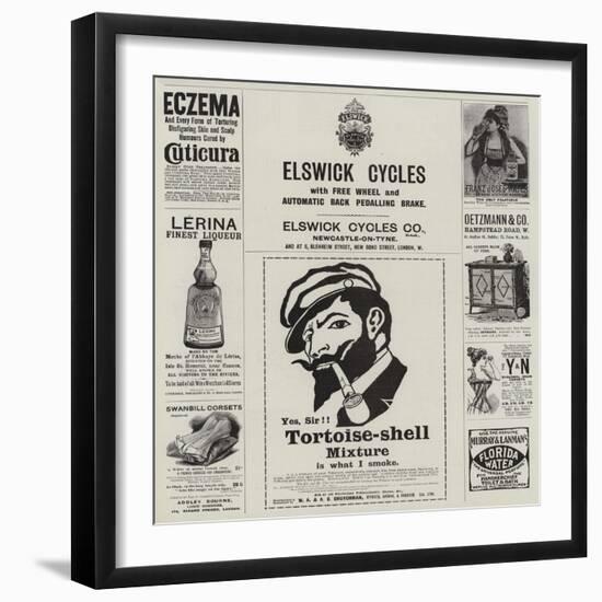 Advertisements-null-Framed Giclee Print