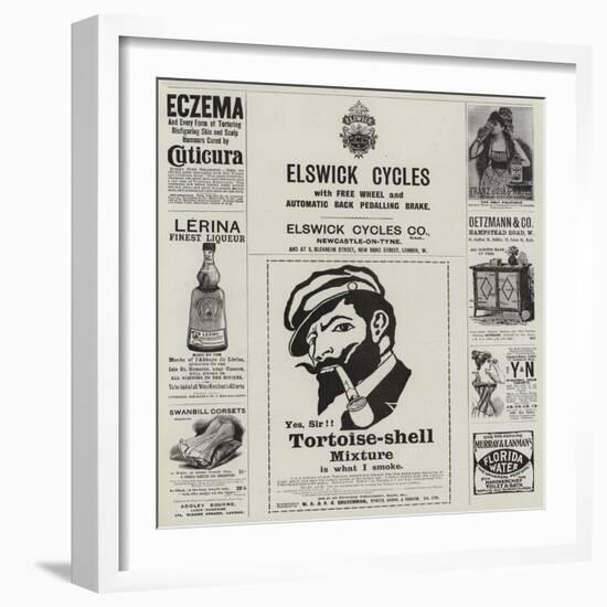 Advertisements-null-Framed Giclee Print