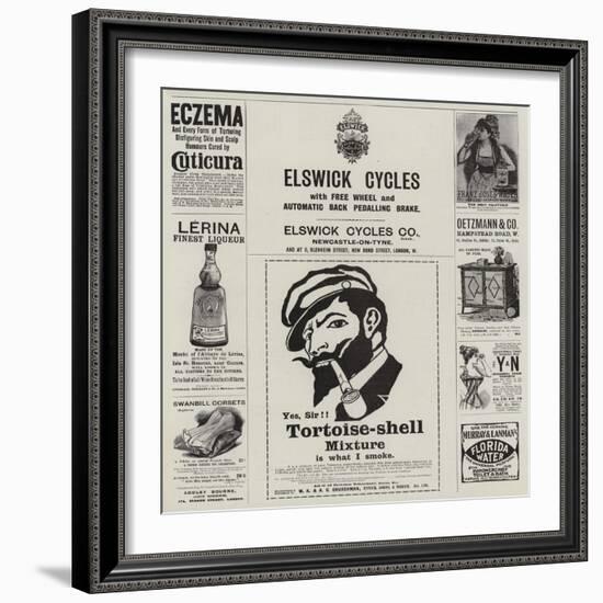 Advertisements-null-Framed Giclee Print