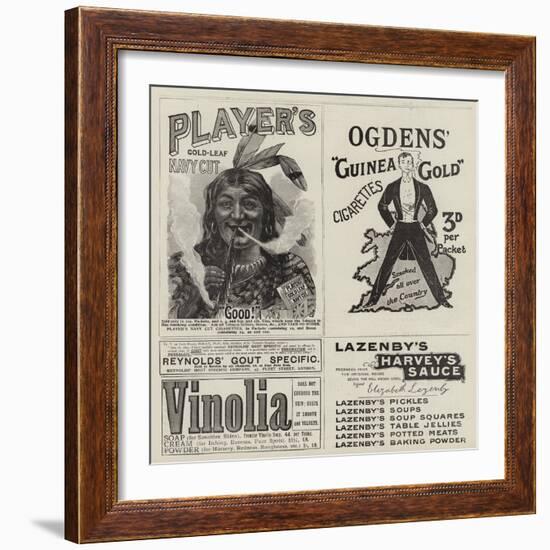 Advertisements-null-Framed Premium Giclee Print