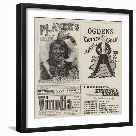 Advertisements-null-Framed Premium Giclee Print