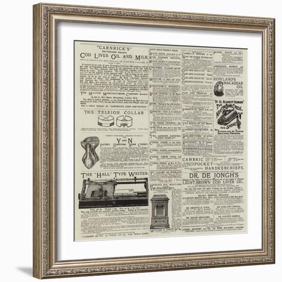 Advertisements-null-Framed Giclee Print