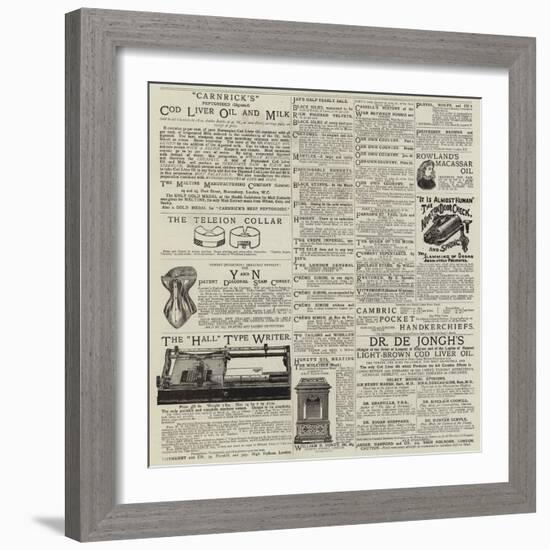 Advertisements-null-Framed Giclee Print