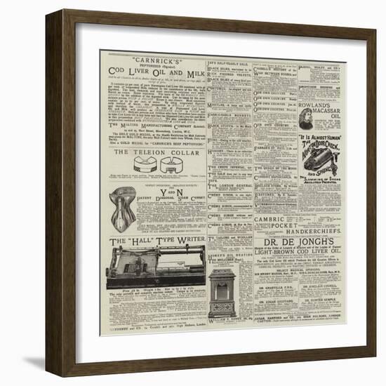 Advertisements-null-Framed Giclee Print