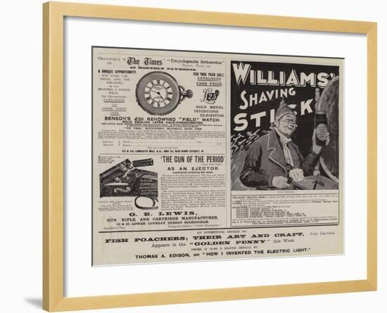 Advertisements-null-Framed Giclee Print