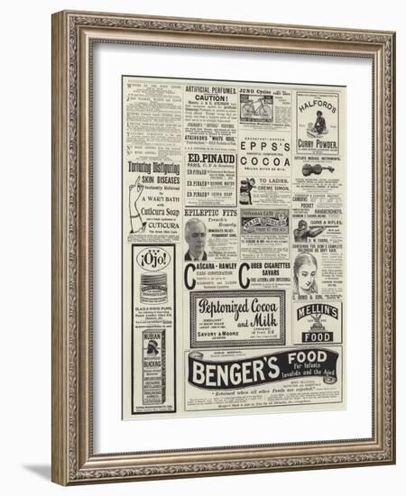 Advertisements-null-Framed Giclee Print