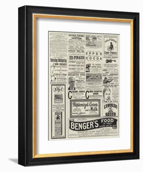 Advertisements-null-Framed Giclee Print