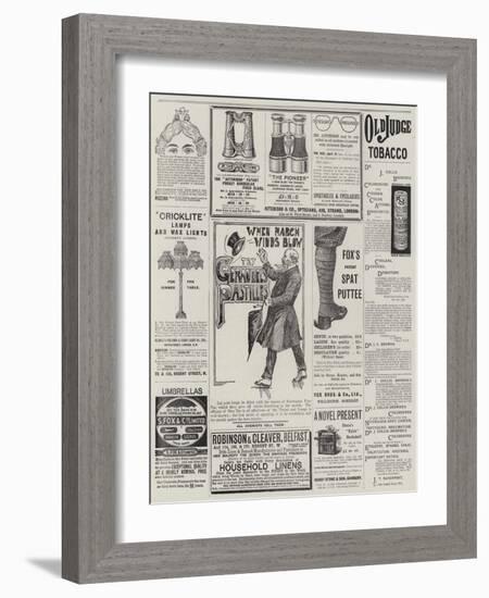 Advertisements-null-Framed Giclee Print