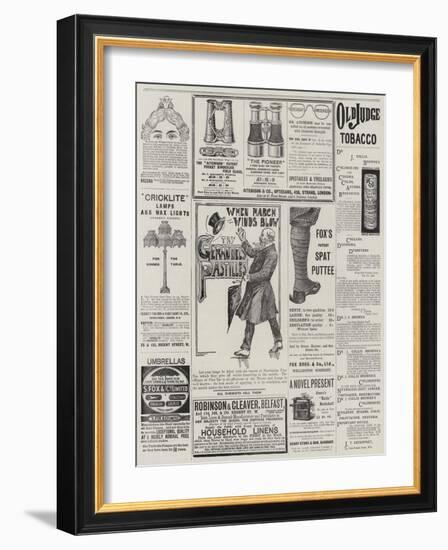 Advertisements-null-Framed Giclee Print