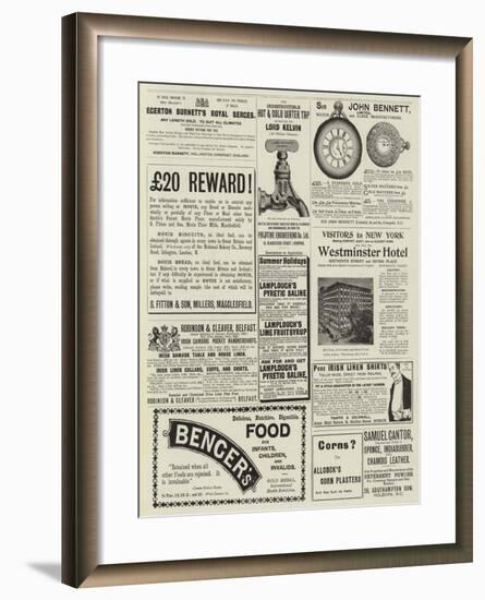 Advertisements-null-Framed Giclee Print