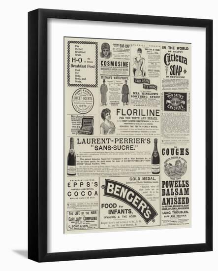 Advertisements-null-Framed Giclee Print