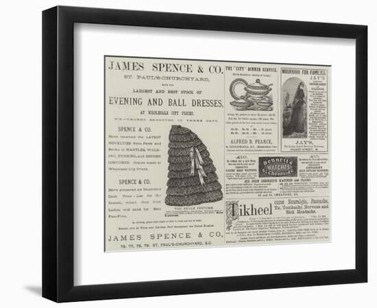 Advertisements-null-Framed Giclee Print