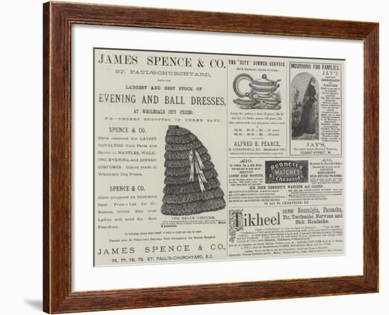 Advertisements-null-Framed Giclee Print