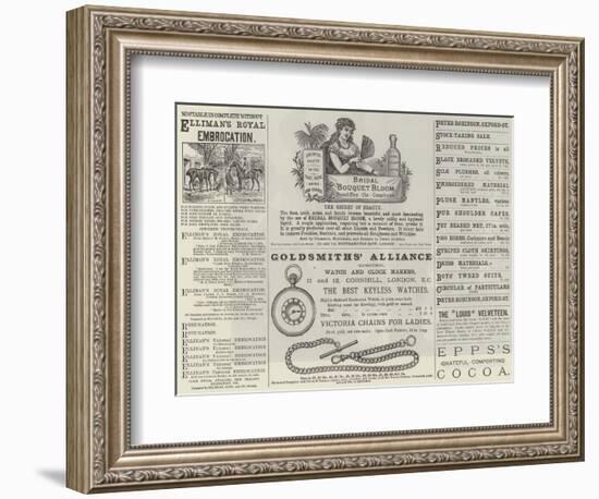 Advertisements-null-Framed Premium Giclee Print