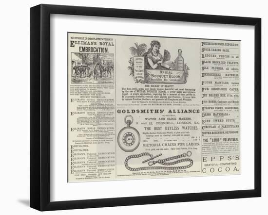 Advertisements-null-Framed Giclee Print