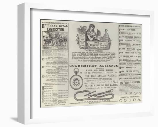 Advertisements-null-Framed Giclee Print