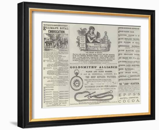 Advertisements-null-Framed Giclee Print