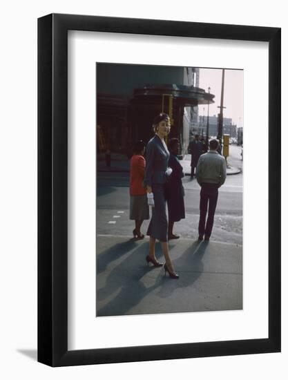 Advertising Copywriter Elizabeth Basset Burton, St Louis, Missouri, 1958-Leonard Mccombe-Framed Photographic Print