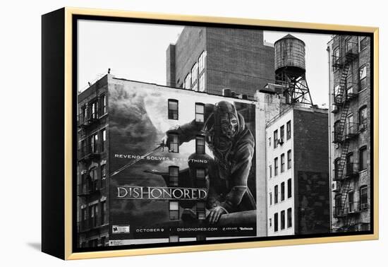 Advertising - Dishonored Games - Soho - Mahnattan - New York - United States-Philippe Hugonnard-Framed Premier Image Canvas