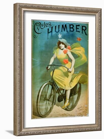 Advertising for "Humber Cycles"-Jules Chéret-Framed Giclee Print