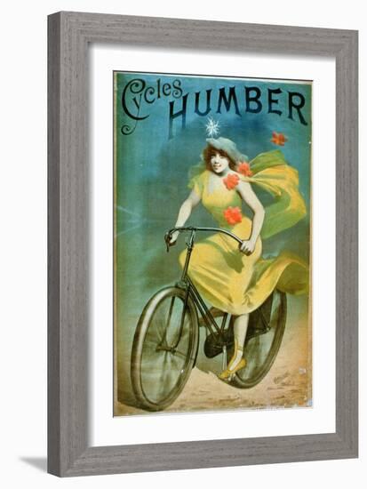 Advertising for "Humber Cycles"-Jules Chéret-Framed Giclee Print