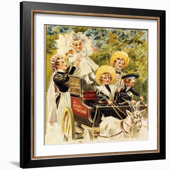 Advertising for La Grande Maison Du Blanc-null-Framed Giclee Print