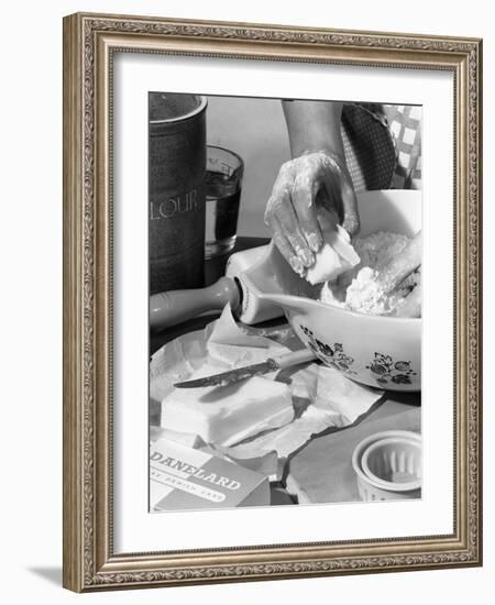 Advertising Image for Daneland Lard, 1963-Michael Walters-Framed Photographic Print