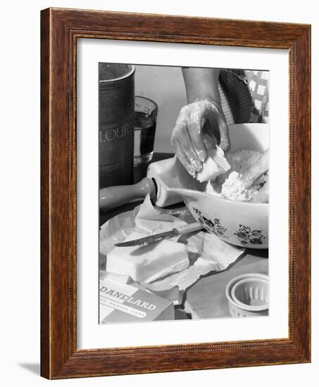 Advertising Image for Daneland Lard, 1963-Michael Walters-Framed Photographic Print