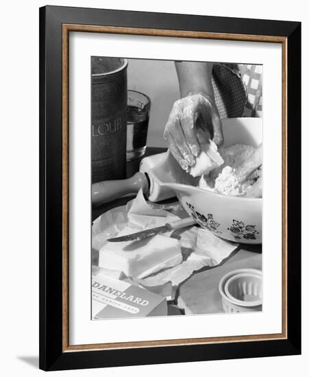 Advertising Image for Daneland Lard, 1963-Michael Walters-Framed Photographic Print