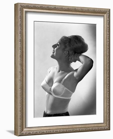 Advertising Image for Truline Bras, 1963-Michael Walters-Framed Photographic Print