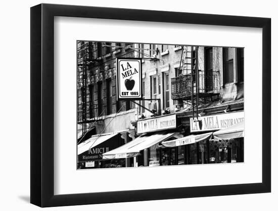 Advertising - La Mela - Little Italy - Manhattan - New York - United States-Philippe Hugonnard-Framed Photographic Print