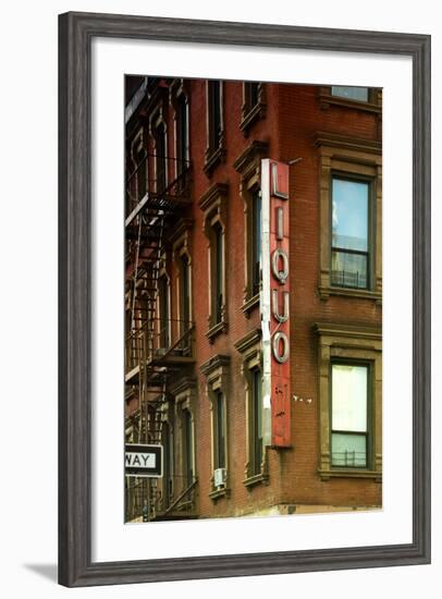 Advertising - Liquors - Harlem - Manhattan - New York - United States-Philippe Hugonnard-Framed Photographic Print