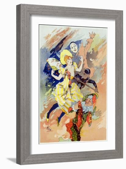 Advertising Lithograph-Jules Chéret-Framed Giclee Print