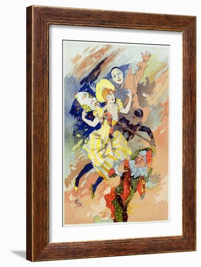 Advertising Lithograph-Jules Chéret-Framed Giclee Print