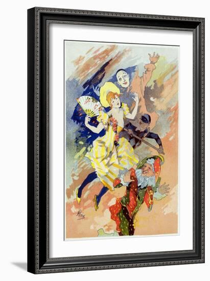 Advertising Lithograph-Jules Chéret-Framed Giclee Print