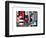 Advertising on Times Square, Manhattan, New York City, US, White Frame, Full Size Photography-Philippe Hugonnard-Framed Art Print