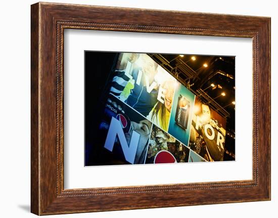 Advertising - Pepsi - Times square - Manhattan - New York City - United States-Philippe Hugonnard-Framed Photographic Print