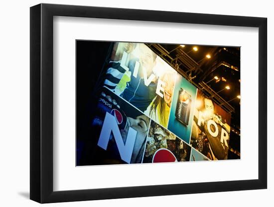 Advertising - Pepsi - Times square - Manhattan - New York City - United States-Philippe Hugonnard-Framed Photographic Print