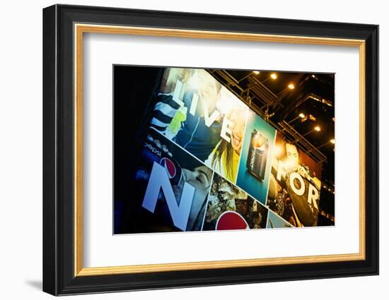 Advertising - Pepsi - Times square - Manhattan - New York City - United States-Philippe Hugonnard-Framed Photographic Print