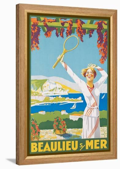 Advertising Poster for Beaulieu-Sur-Mer, 1925-Victor Charreton-Framed Premier Image Canvas