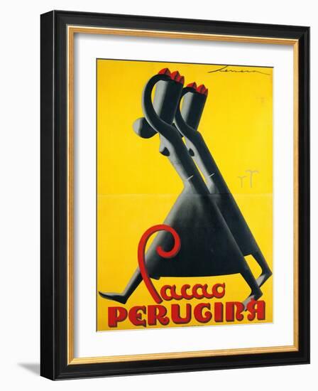 Advertising Poster for "Cacao Perugina"-null-Framed Giclee Print
