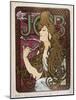 Advertising Poster for “Job Cigarette Paper” by Mucha, 1898.-Alphonse Marie Mucha-Mounted Giclee Print