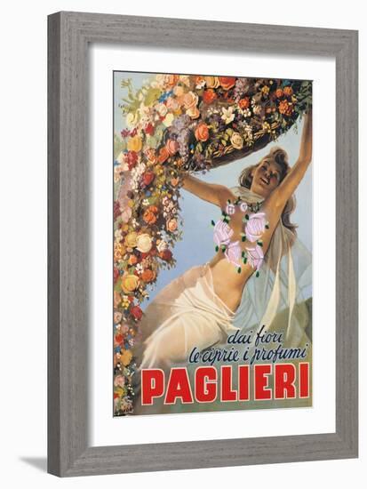 Advertising poster for Paglieri Perfume-Gino Boccasile-Framed Art Print