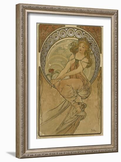 Advertising Poster for the Arts:Painting-Alphonse Mucha-Framed Giclee Print