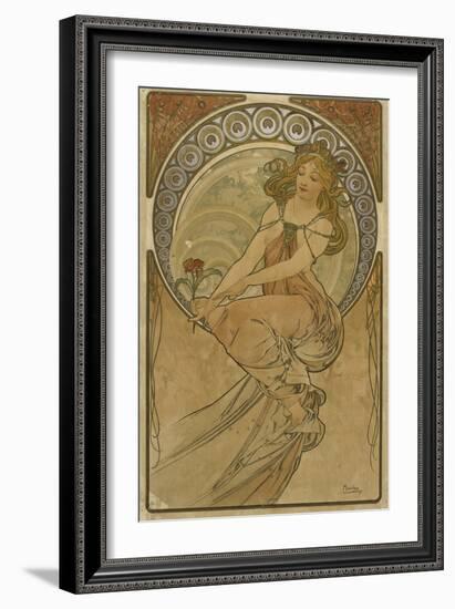 Advertising Poster for the Arts:Painting-Alphonse Mucha-Framed Giclee Print