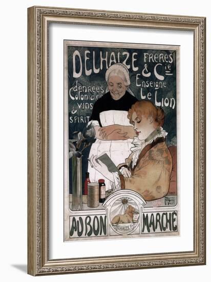 Advertising Poster for the Delhaize Frères and Cie Biscuits, 1900-Herman Richir-Framed Giclee Print